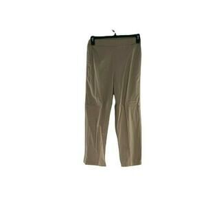 COS Khaki Pants Womens 6 Flat Front Stretch Casual Officewear Minimalist Pull On